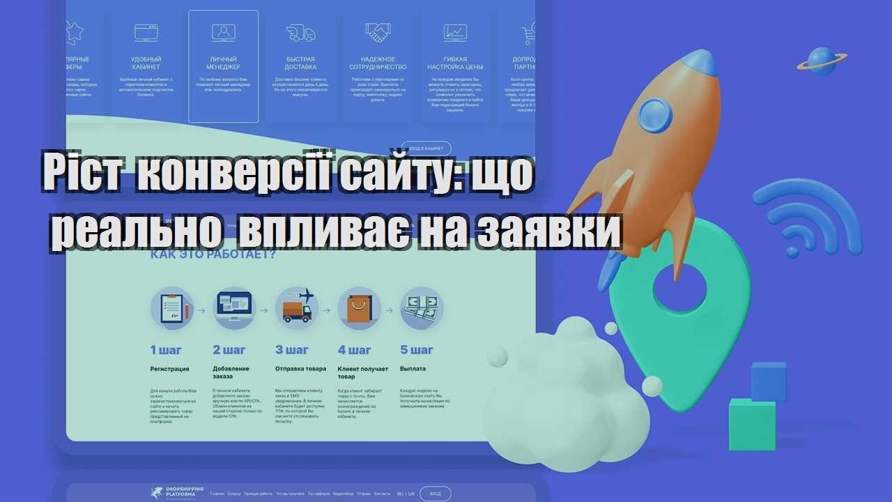 rist konversiyi sajtu shho realno vplyvaye na zayavky